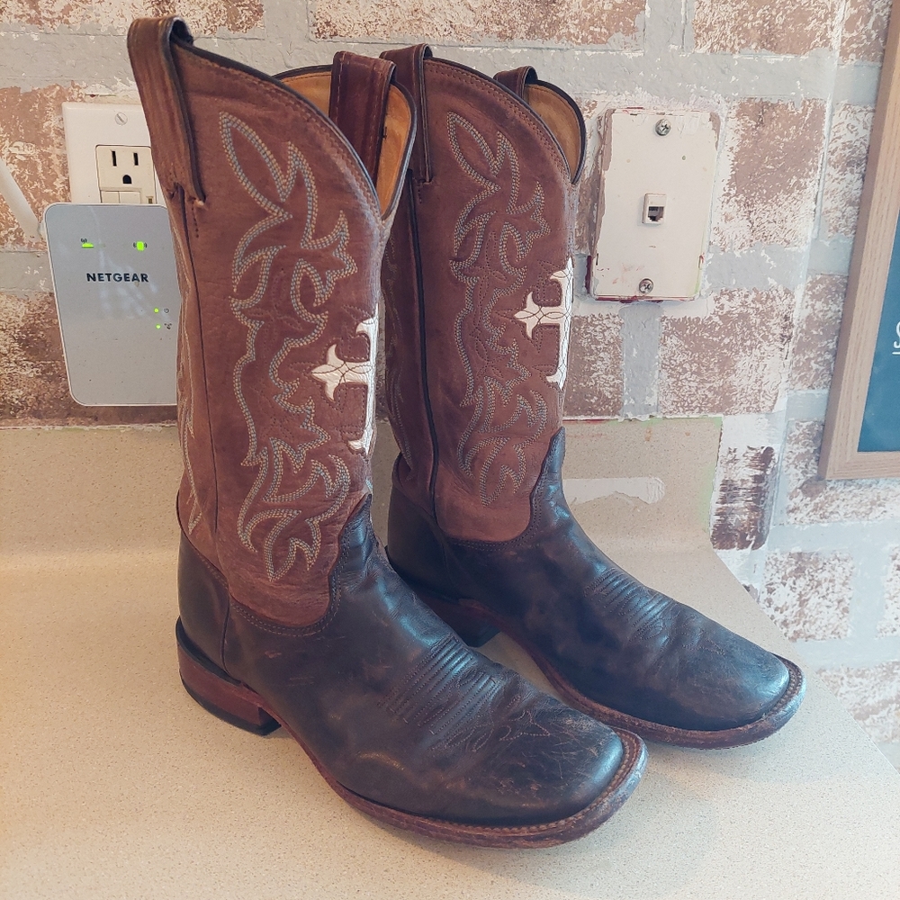 Tony Lama leather western boots